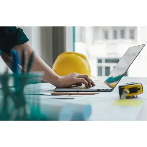Engineering team on site