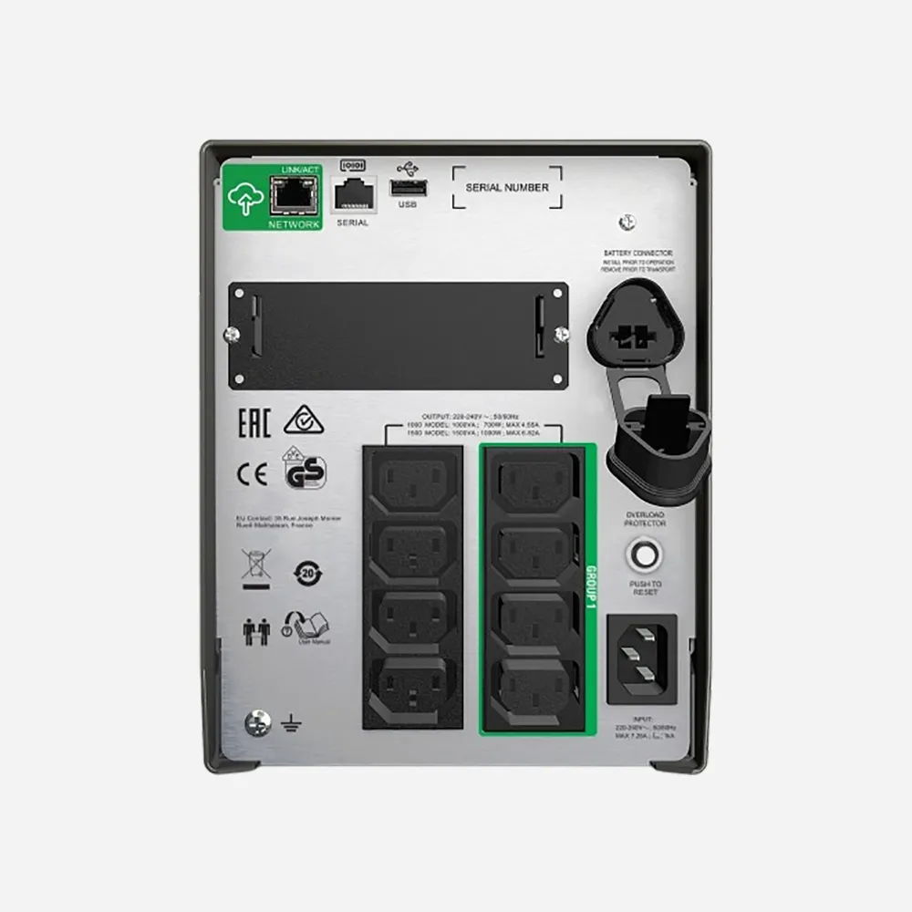 APC SMT1500IC LCD 1500VA Rack/Tower UPS with AVR