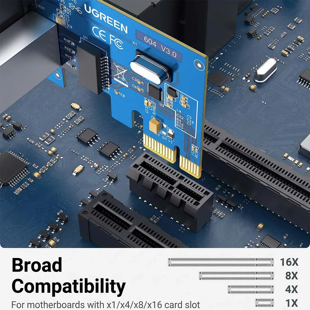 UGREEN 30771 Gigabit Ethernet PCI Express Network Card 10/100/1000Mbps