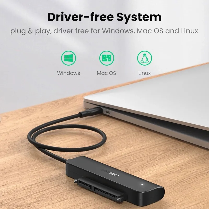 UGREEN 70610 CM321 USB-C to SATA Converter Black