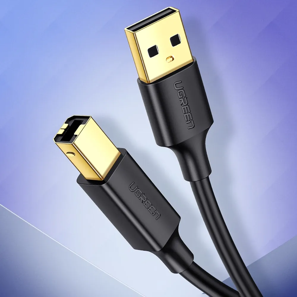 UGREEN 20847 US135 2m USB-A to USB-B Print Cable Black