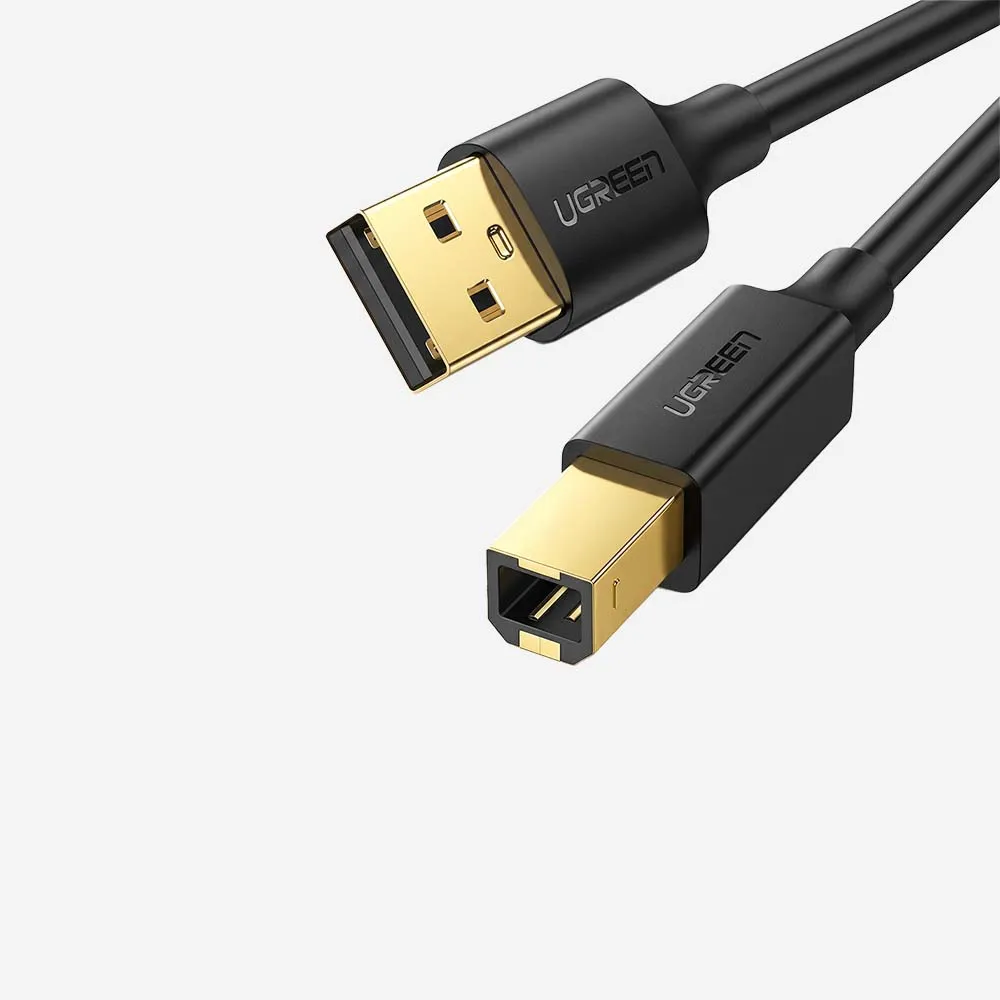 UGREEN 20846 US135 1m USB-A to USB-B Print Cable Black