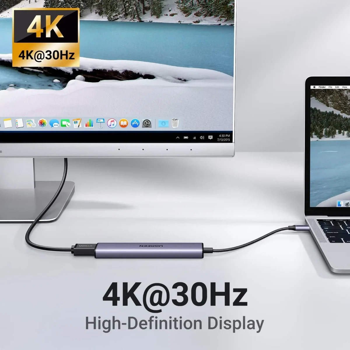 UGREEN 20197 5-in-1 USB-C Multifunction Hub Adapter