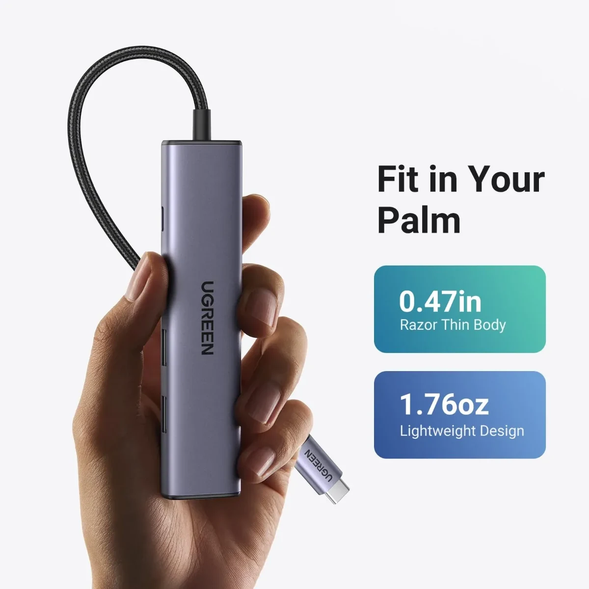 UGREEN 20197 5-in-1 USB-C Multifunction Hub Adapter