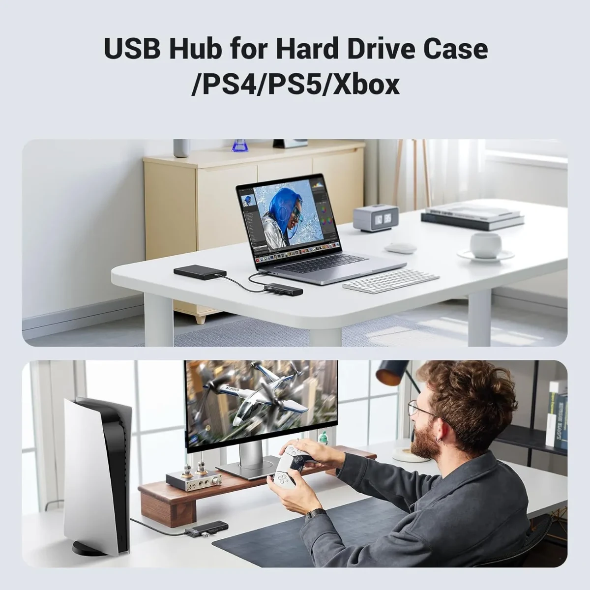 UGREEN 15548 5-in-1 USB-A 3.2 Hub Adapter