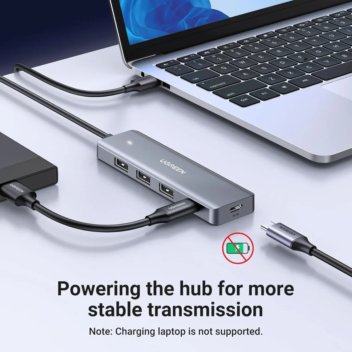 UGREEN 15920 5-in-1 USB-C Hub Adapter