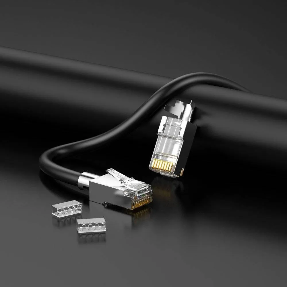 UGREEN 70316 Cat6A Shielded RJ45 Connector 10 Pack Gigabit
