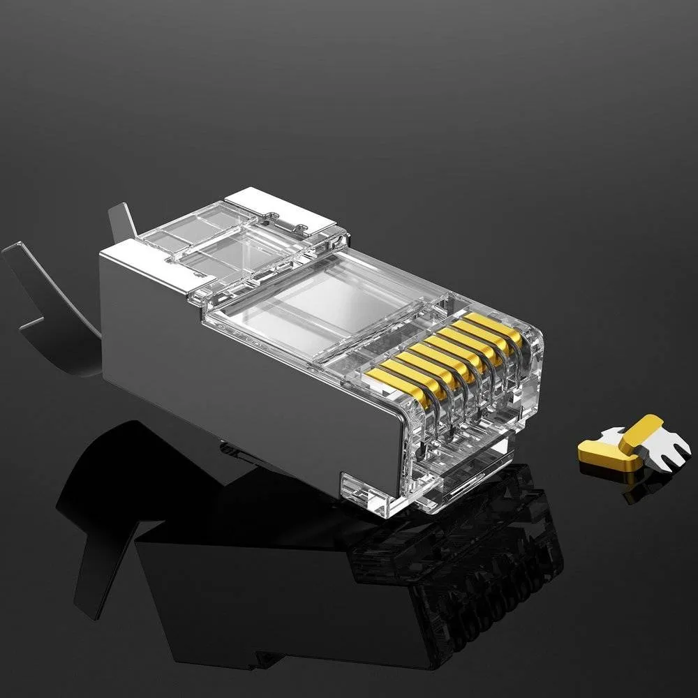 UGREEN 70316 Cat6A Shielded RJ45 Connector 10 Pack Gigabit