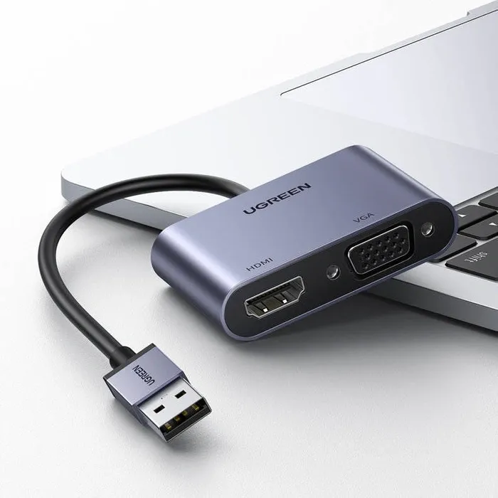 UGREEN 20518 USB 3.0 to HDMI+VGA Converter