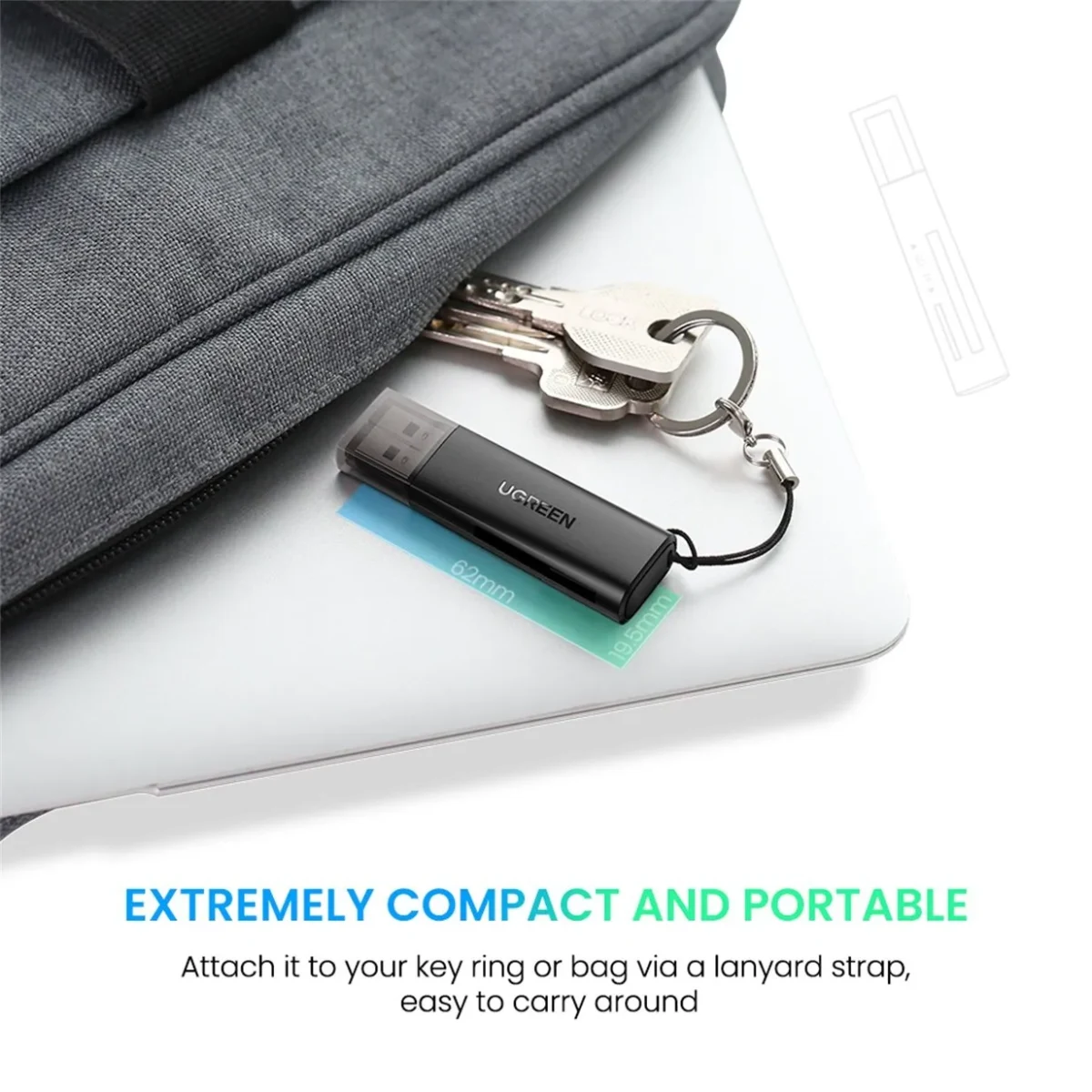 UGREEN 60722 USB3.0 Multifunction Card Reader
