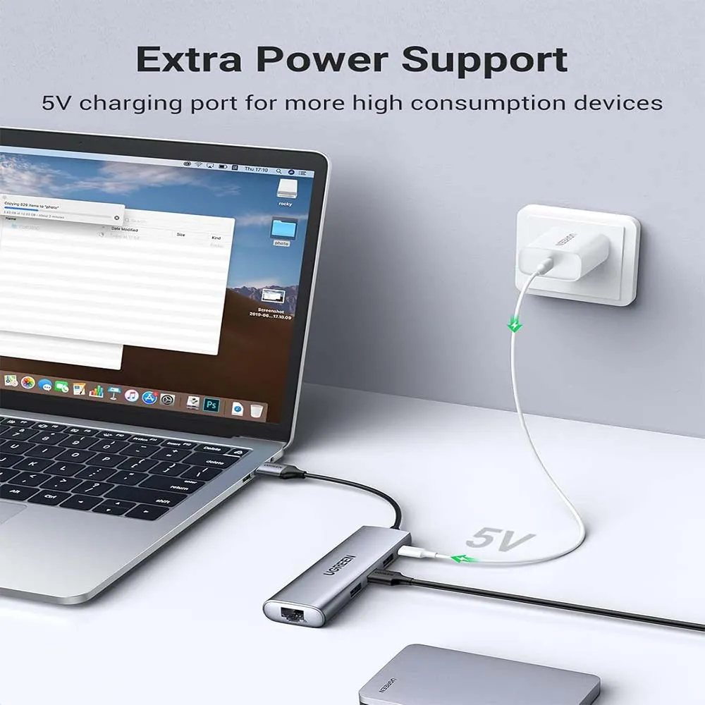 UGREEN 60812 5-in-1 USB-A Hub Adapter