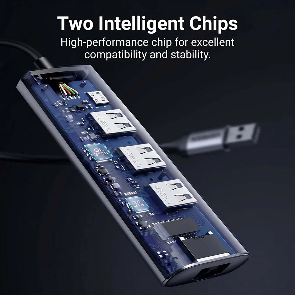 UGREEN 60812 5-in-1 USB-A Hub Adapter