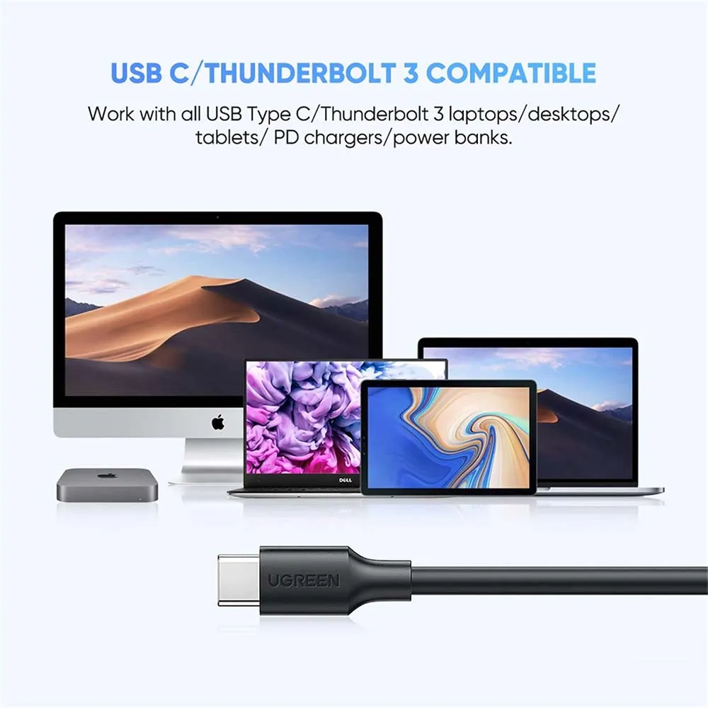 UGREEN 20103 USB-C to USB Micro B 1m Hard Drive Cable Black