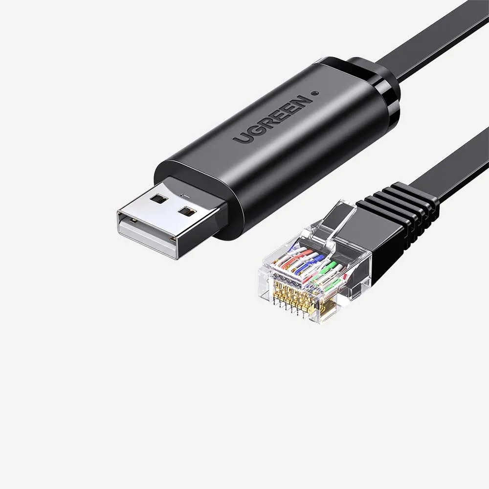 UGREEN USB to RJ45 Console Cable 3m Black (60813)