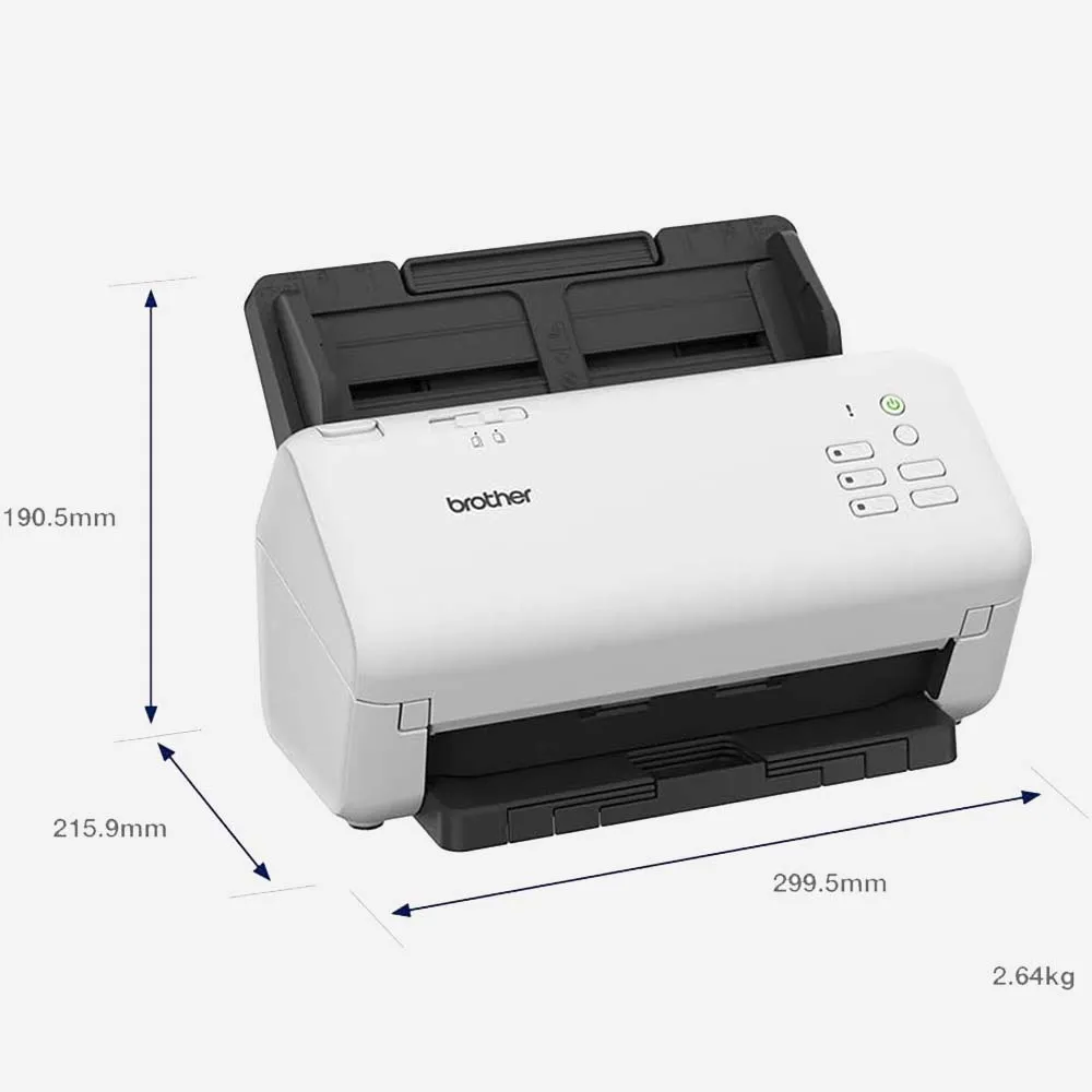 Brother ADS-4300N High Speed Network Document Scanner for Office USB Ethernet