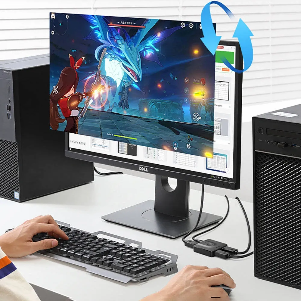 UGREEN 60622 1.2 Display Port Bi-Directional Switch 2-in-1 out