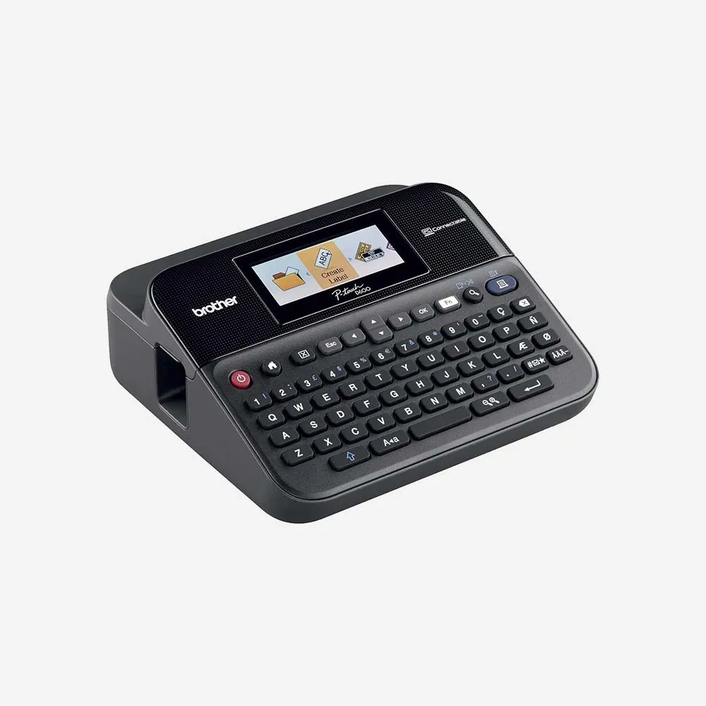 Brother PT-D600VP Industrial Handheld Thermal Barcode Label Printer USB