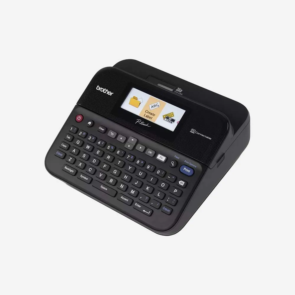 Brother PT-D600VP Industrial Handheld Thermal Barcode Label Printer USB