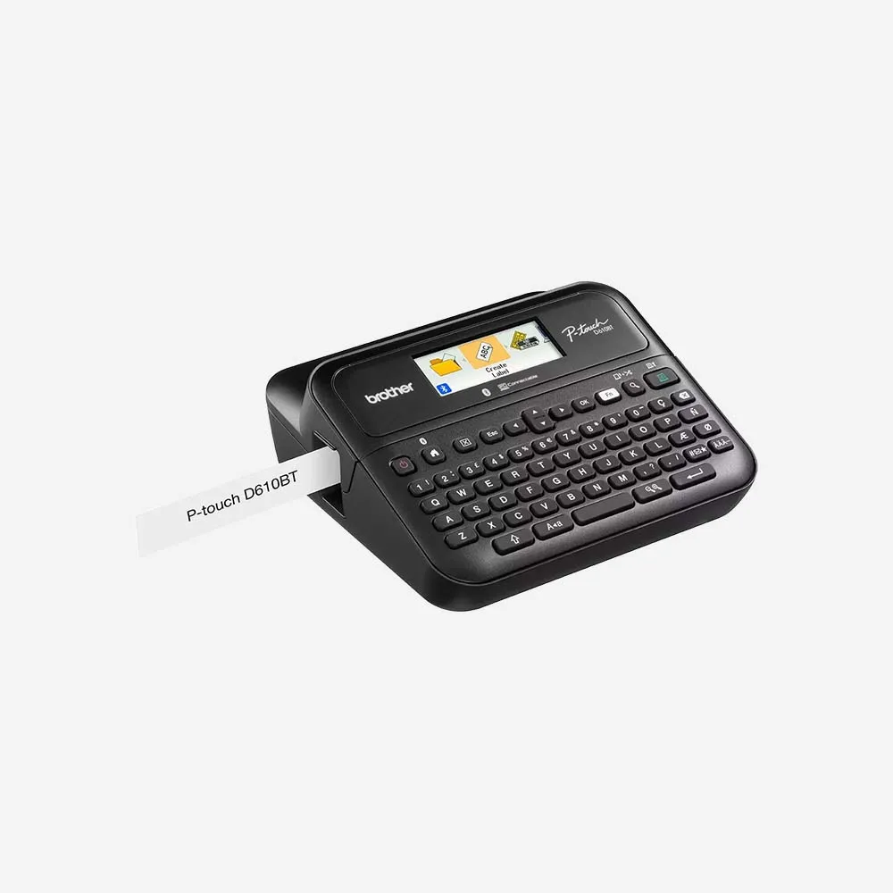 Brother PT-D610BT Industrial Handheld Thermal Barcode Label Printer USB Bluetooth