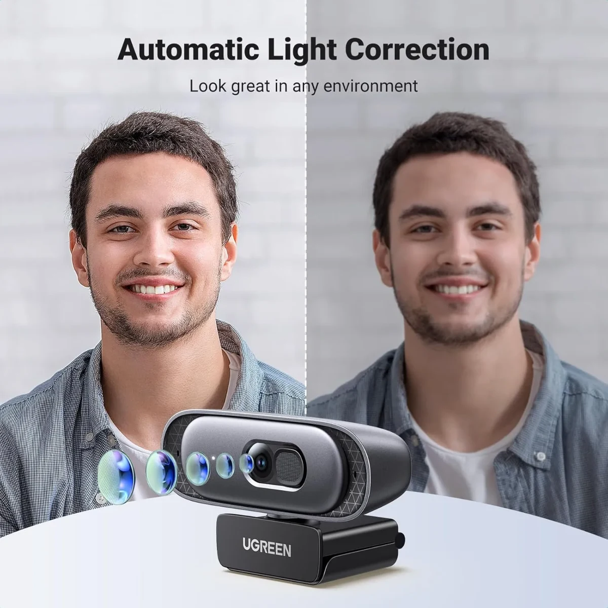 UGREEN 35626 Full HD Webcam 2K