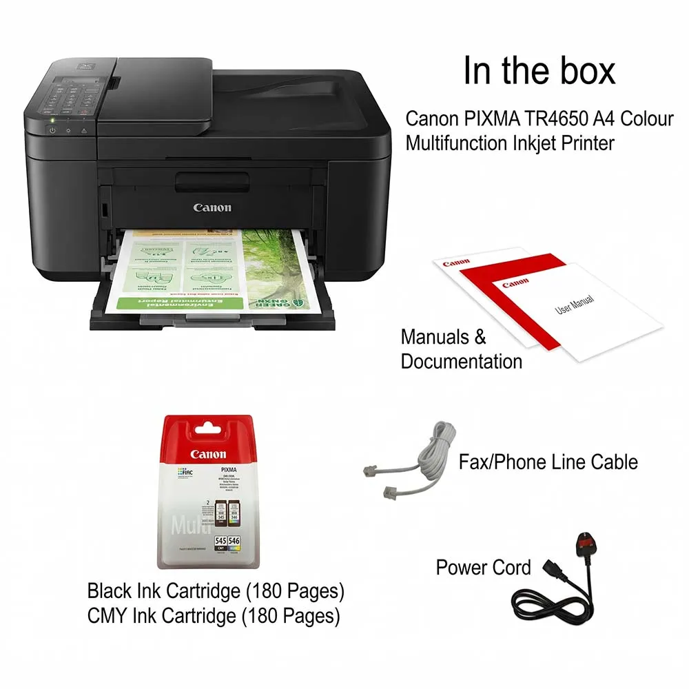 Canon PIXMA TR4640 A4 Color Multifunction Ink Tank Printer