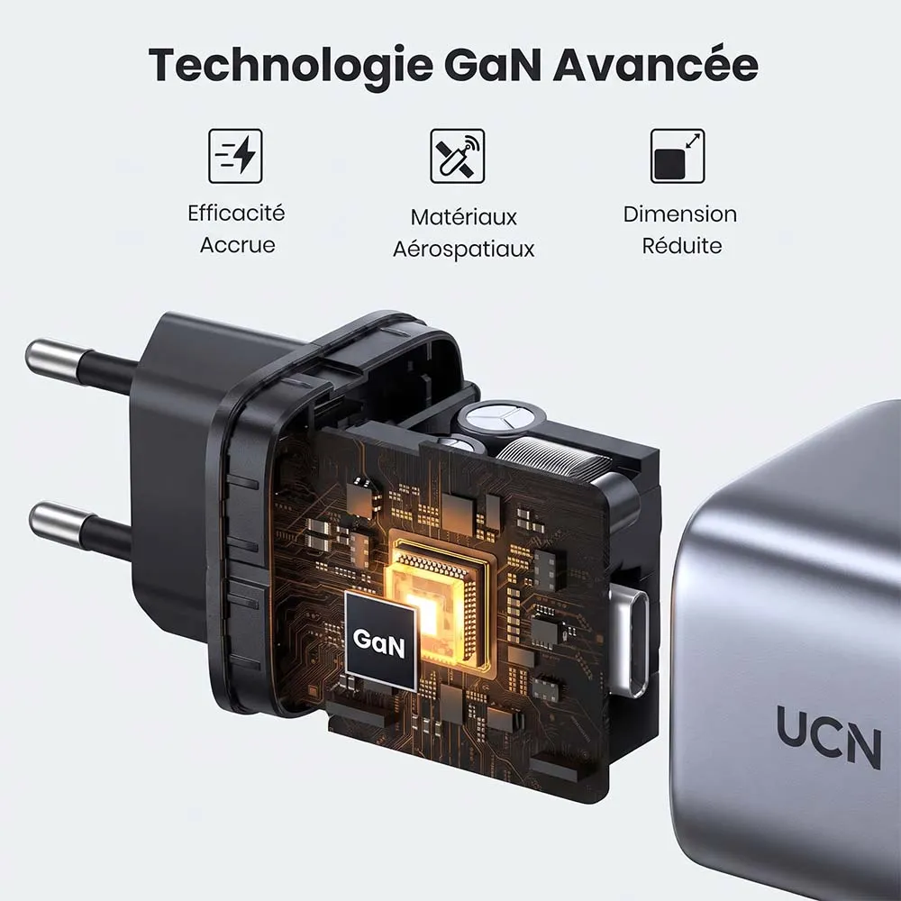 UGREEN 90573 Nexode 45W GaN Fast Wall Charger 2x USB-C