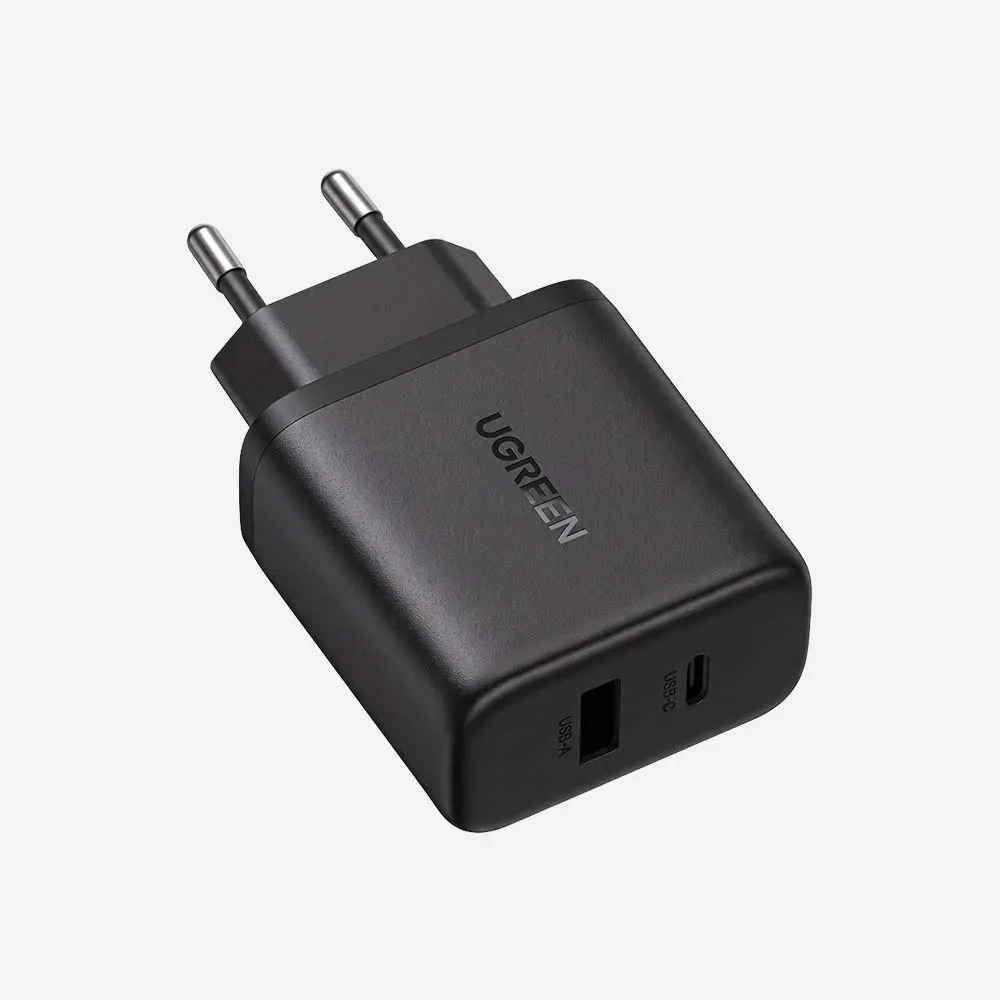 UGREEN 45302 X227 20W GaN Fast Wall Charger with Power Delivery 1x USB-C 1x USB-A