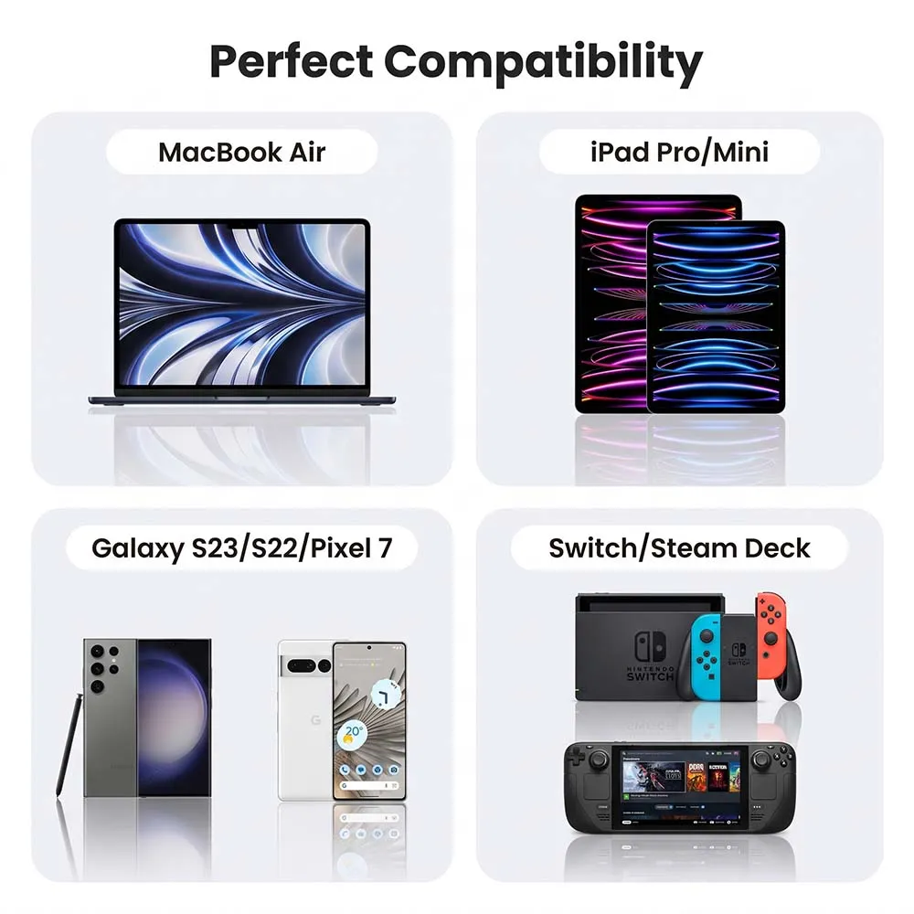 UGREEN 10306 2m USB-C to USB-C Cable 60W Black