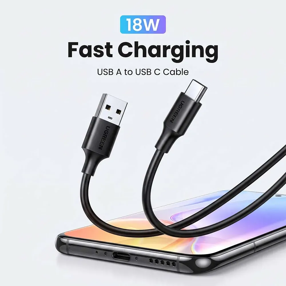UGREEN 60826 3m USB-A to USB-C Cable Black