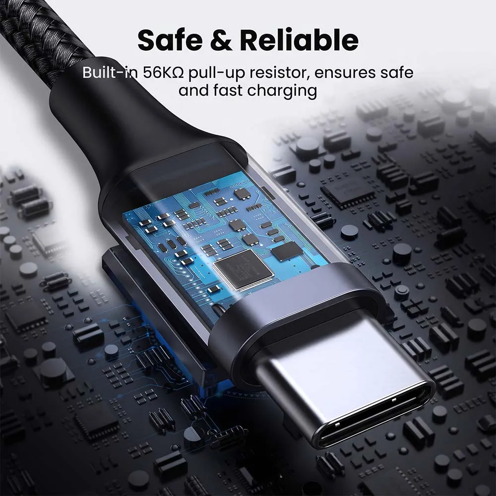 UGREEN 60408 3m USB-A to USB-C Aluminum Braided Cable Black