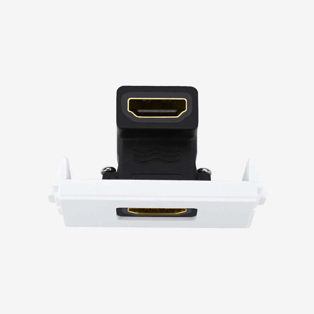 UGREEN 20318 HDMI Socket Panel White Right Angle