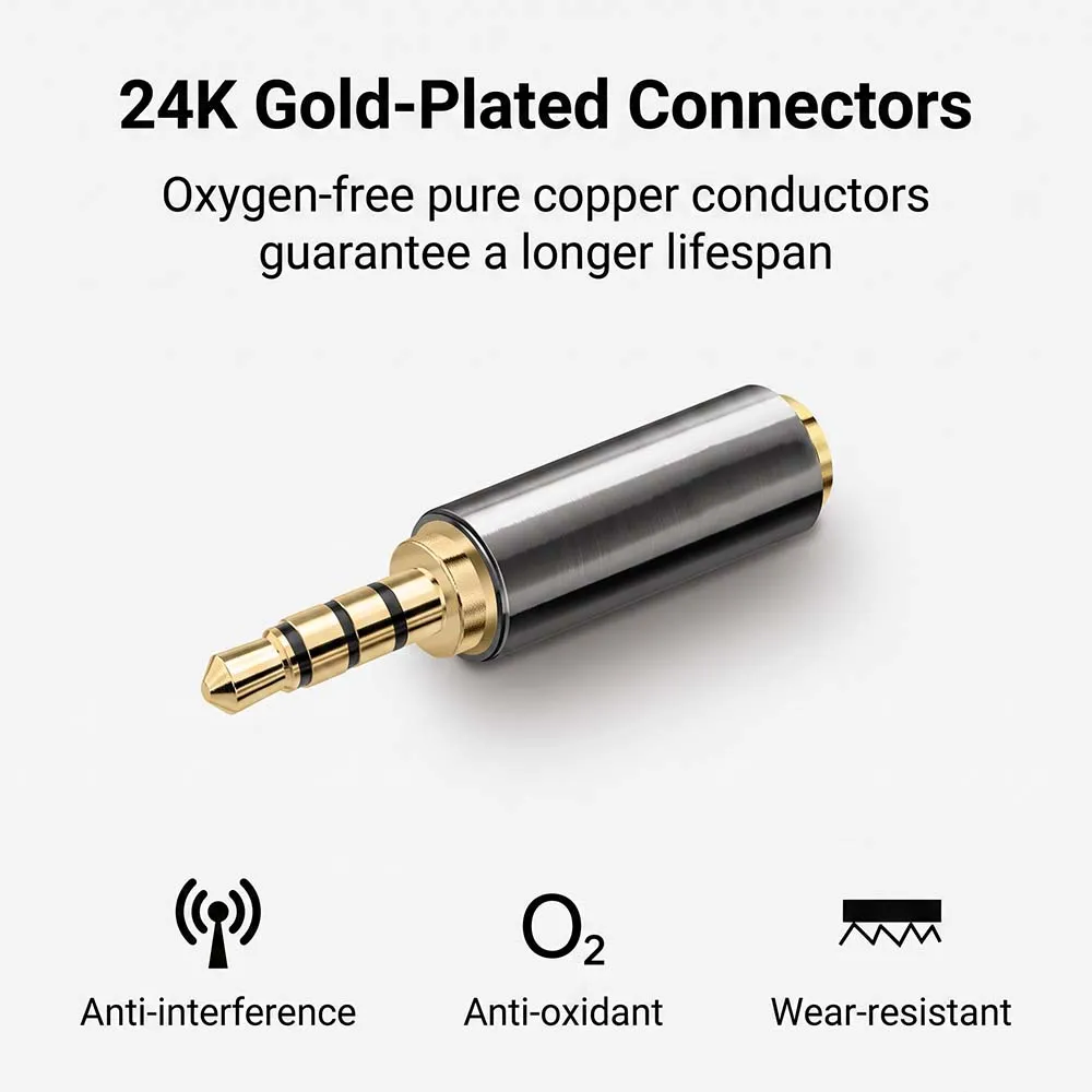 UGREEN 20501 2.5mm Male to 3.5mm Female Adapter