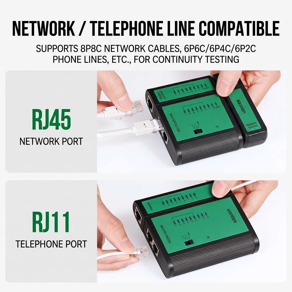 UGREEN 10950 Network & Telephone Cable Tester