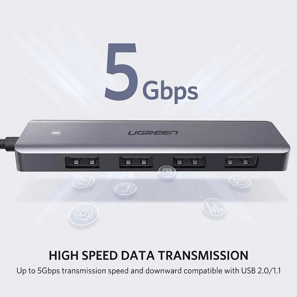 UGREEN 50985 5-in-1 USB-A3 Hub Adapter