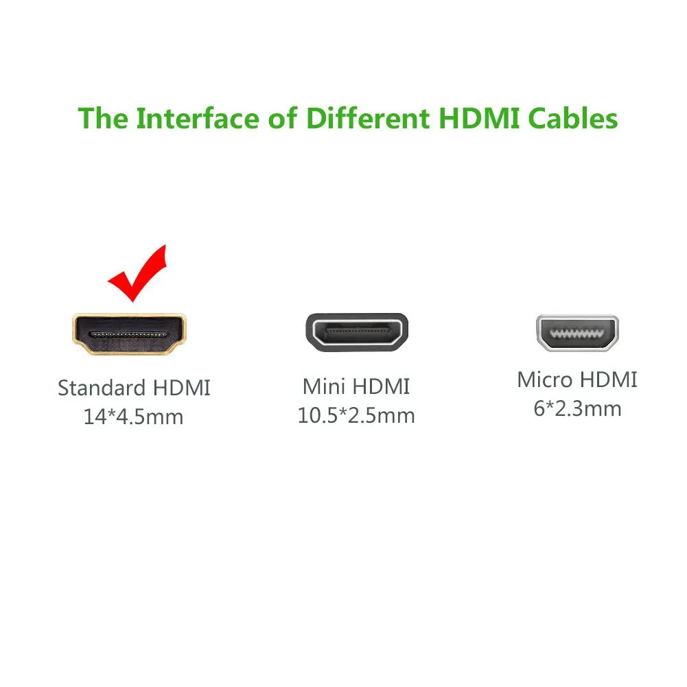 UGREEN 10167 HDMI 4K 5m Round Cable Black