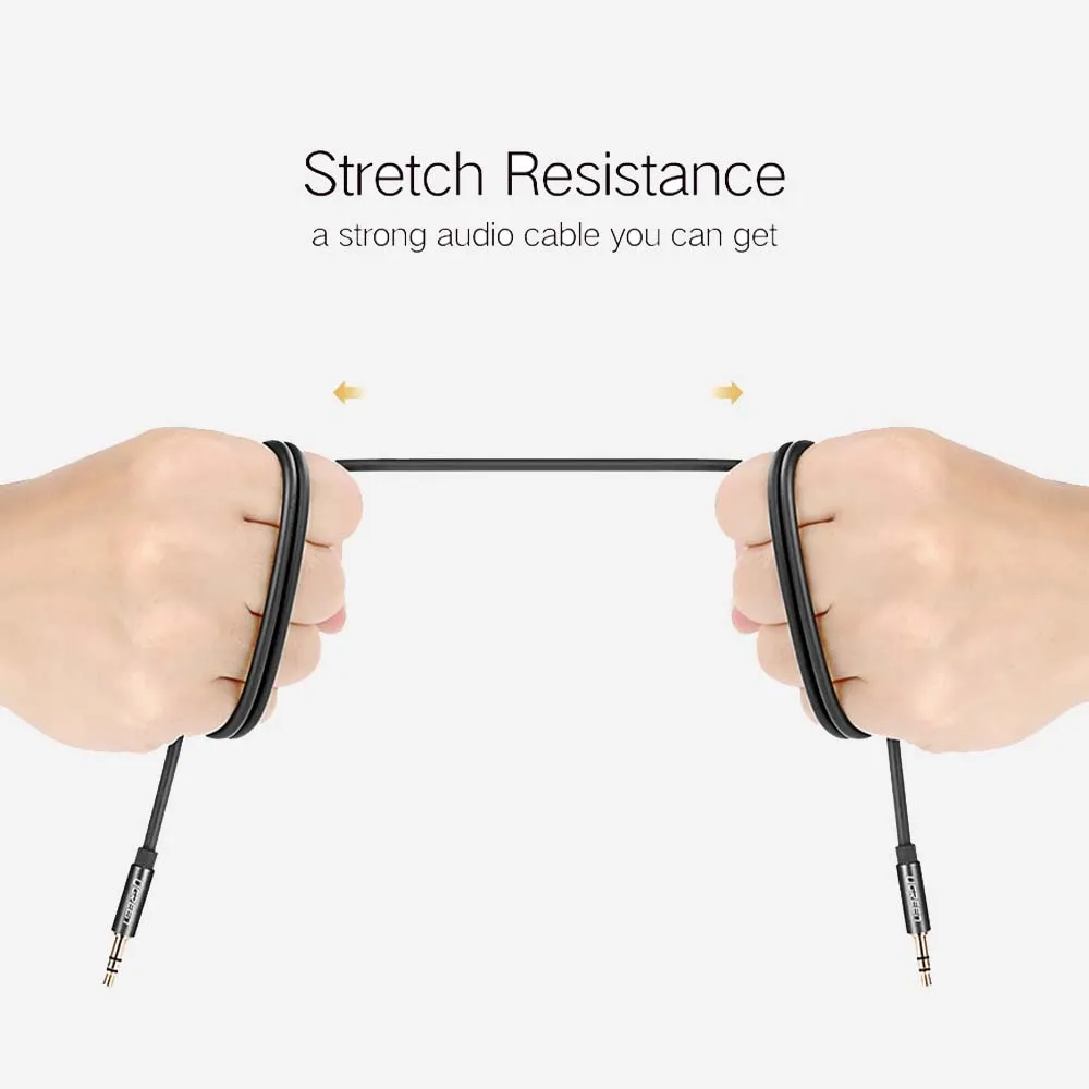 UGREEN 10734 AV119 1.5m 3.5mm Male to 3.5mm Male Cable Black