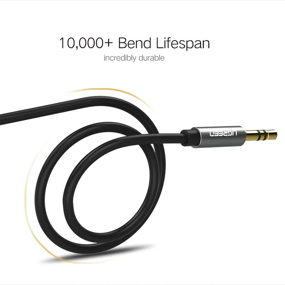 UGREEN 10734 AV119 1.5m 3.5mm Male to 3.5mm Male Cable Black