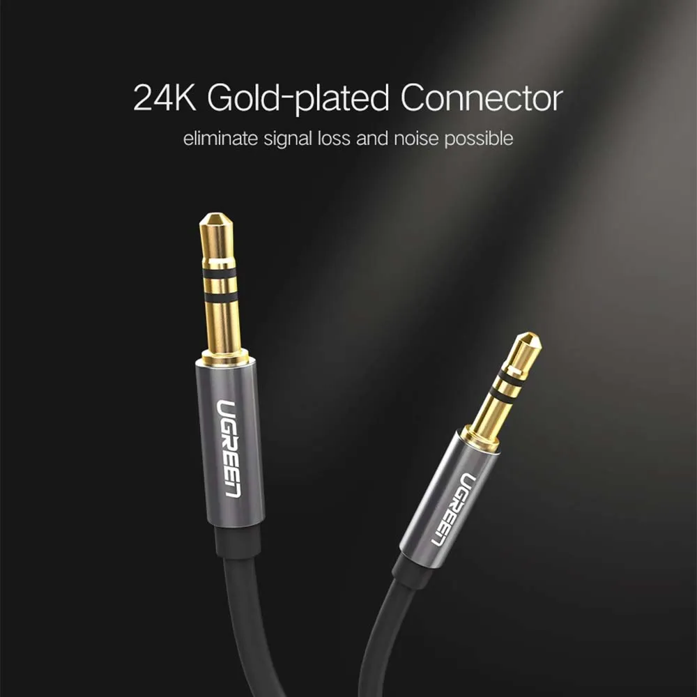UGREEN 10734 AV119 1.5m 3.5mm Male to 3.5mm Male Cable Black