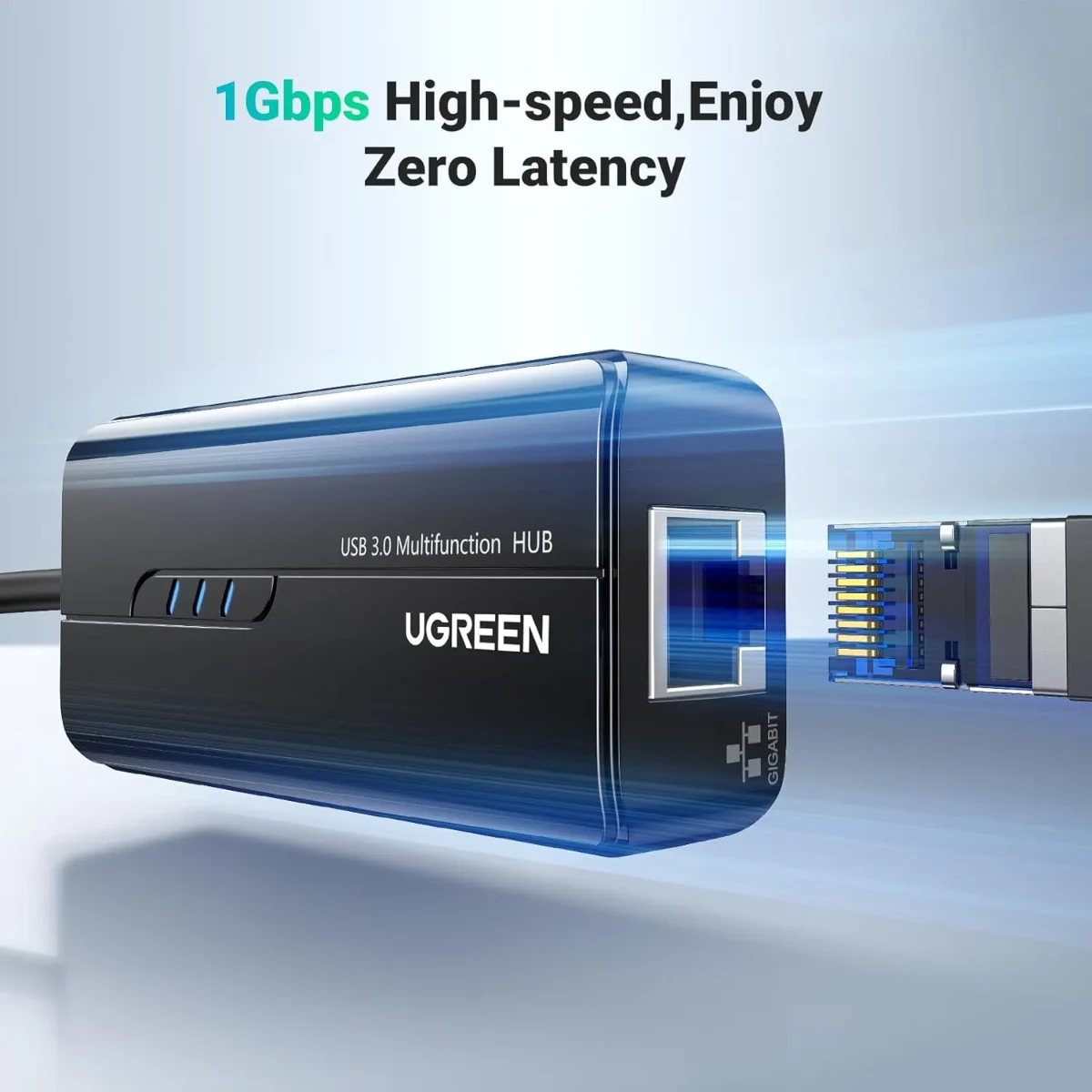 UGREEN 20265 USB 3.0 Hub with Gigabit Ethernet Adapter