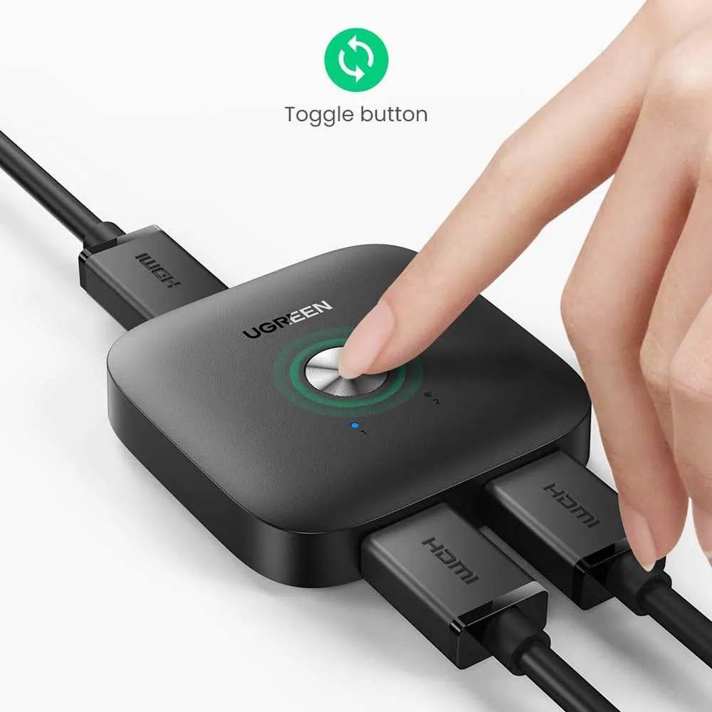UGREEN 80126 CM333 HDMI Switcher 2-in-1 Out