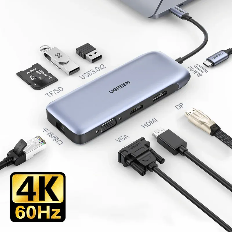 UGREEN 70301 9-in-1 USB-C Multifunction Hub Adapter