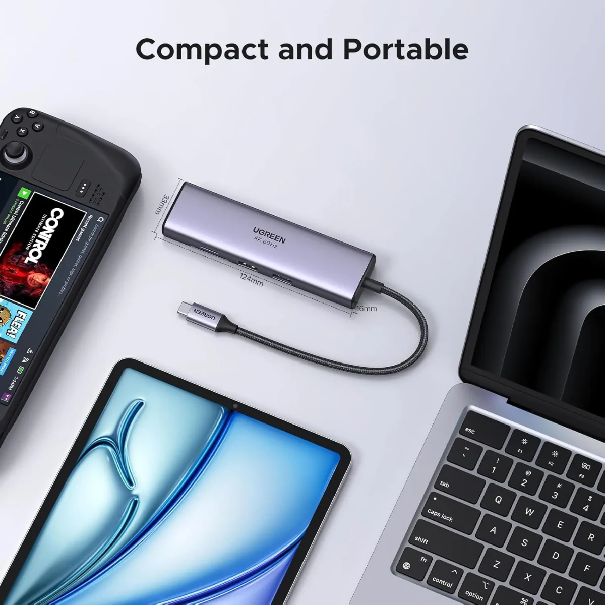 UGREEN 60515 7-in-1 USB-C Multifunction Hub Adapter