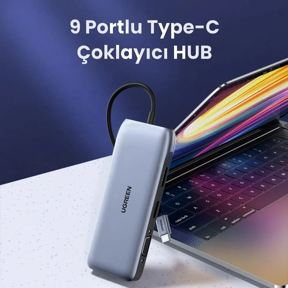 UGREEN 70301 9-in-1 USB-C Multifunction Hub Adapter
