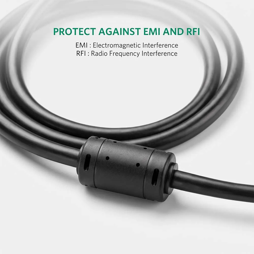 UGREEN 11631 3m VGA Male to Male Cable Black