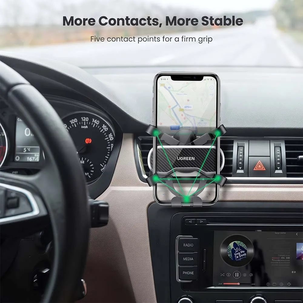 UGREEN 80871 Car Holder Phone Gray