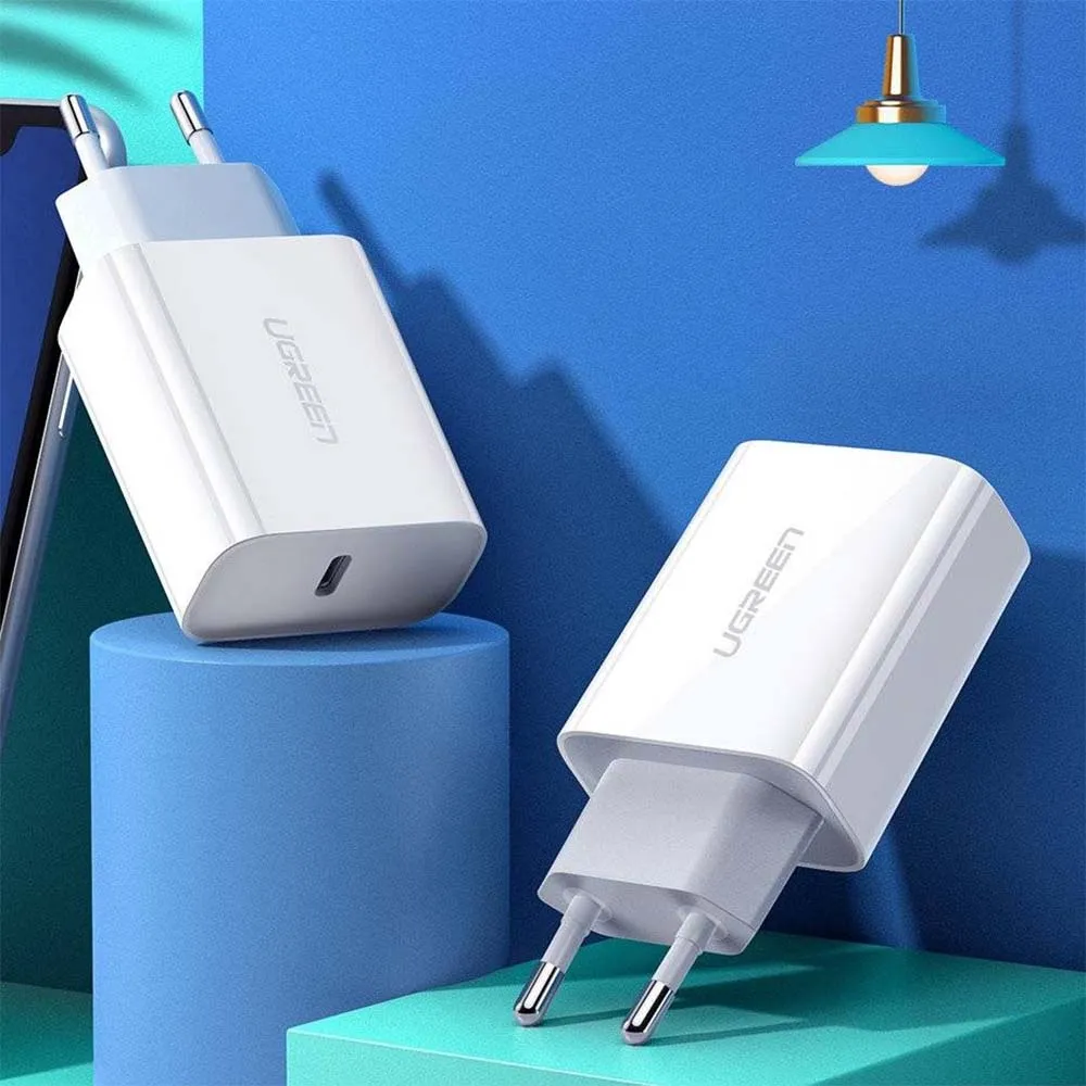 UGREEN 60450 20W Fast Wall Charger with Power Delivery – 1x USB-C