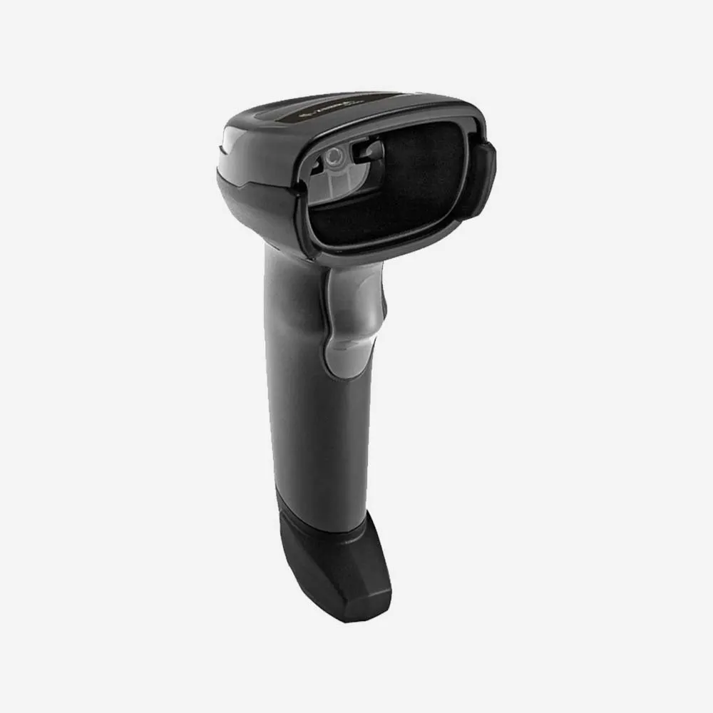 Zebra LI2208 Handheld Wired Barcode Scanner With Stand
