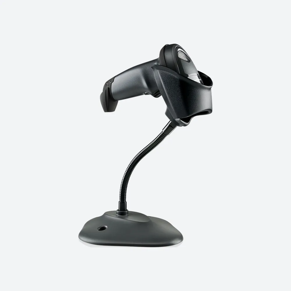 Zebra LI2208 Handheld Wired Barcode Scanner With Stand