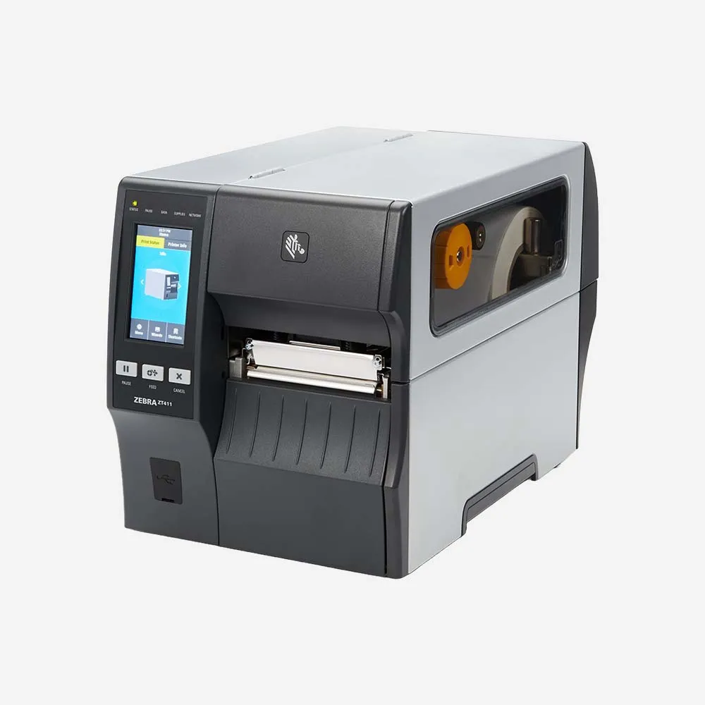 Zebra ZT411 4 inch Industrial Thermal Barcode Label Printer 203 DPI USB Ethernet Bluetooth