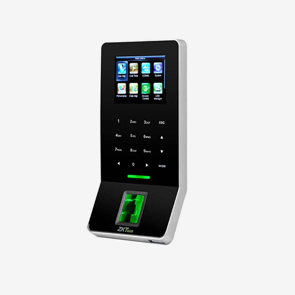 ZKTeco F22 Ultra Thin Biometric Fingerprint Terminal Time Attendance & Access Control WiFi Card PIN